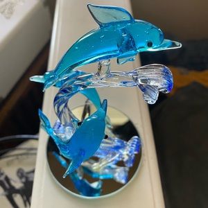 Blown glass 🐬 dolphins